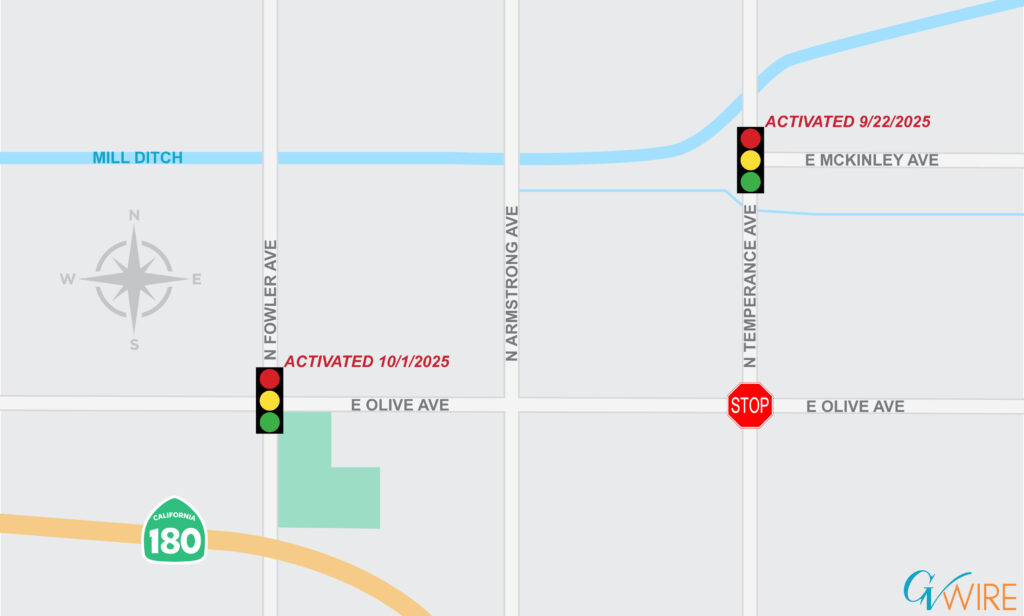 $2.4 Million Traffic Signal Finally Working at Busy Southeast Fresno Intersection