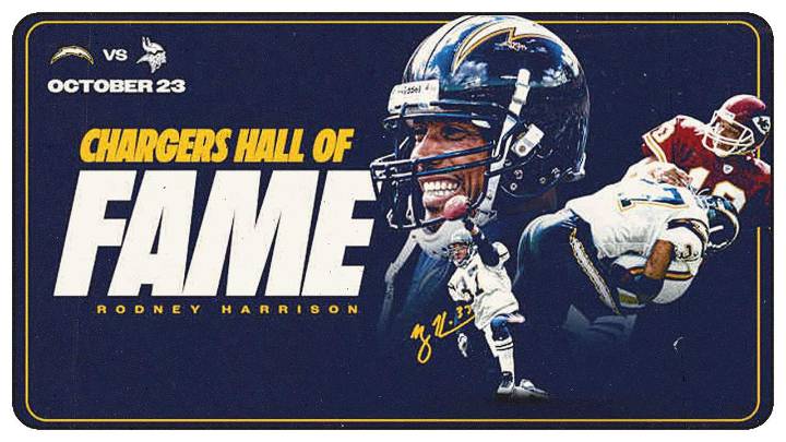 Toughness & Grit: How Rodney Harrison Made the Chargers Hall of Fame