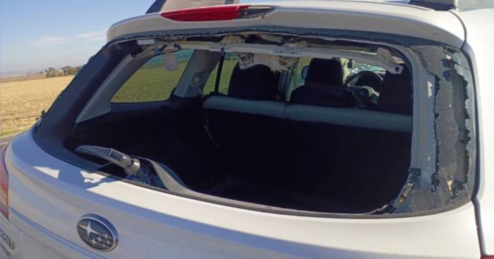 Twin Falls County Sheriff: Rock launched from field truck narrowly misses driver