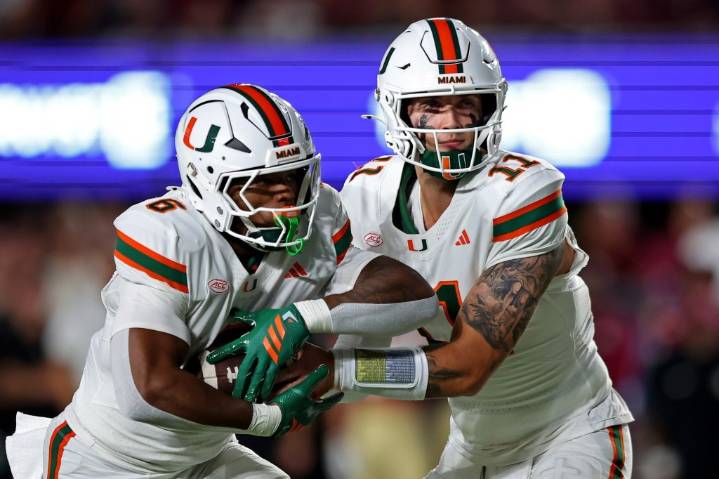 Miami Hurricanes-Louisville TV info, line, keys to the game