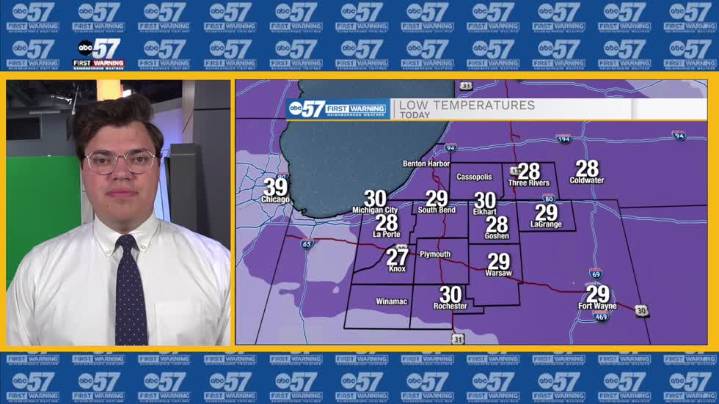 Mild days, cold mornings