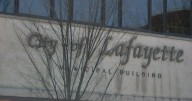Lafayette City Hall alleyway closing for 30 days.