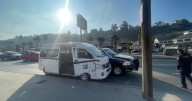 Choca taxista contra patrulla en bulevar Manuel J. Clouthier