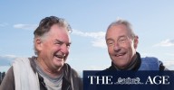 Two of Us: Adrian Newstead and Russell Cheek, Icebergs swimmers
