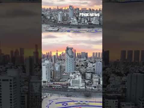 Israel beach showcases written 'thank you' message to Trump #shorts #foxnews #trump #news