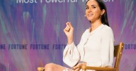 Meghan Markle Keeps It Classy & Elegant in Ivory Co