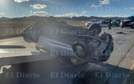 Conductor vuelca sobre el Circuito Universitario