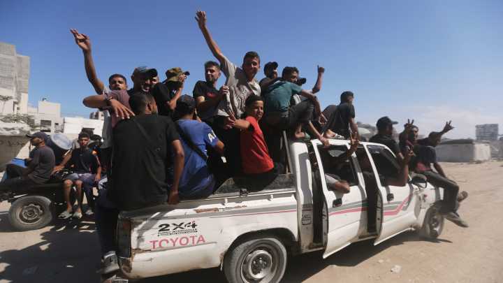 Israeli military says ceasefire takes effect in Gaza, raising hopes for ending the war