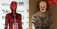 Scariest Celebrity Halloween Costumes Over the Years — Including Heidi Klum's Visible Woman and LeBron James' Pennywise