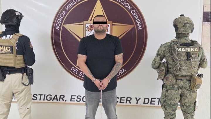 Detienen en Sonora a ‘El Tomate’, integrante del grupo delictivo ‘Los Gigios’ y objetivo prioritario