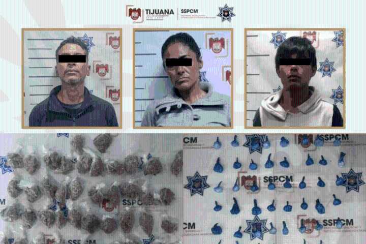 Cada vez hay menos droga en las calles de Tijuana tras la detención tres dealers en la ciudad