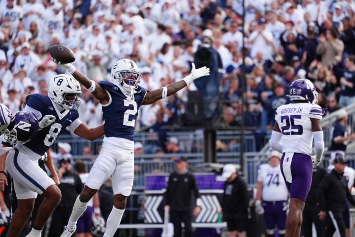 Penn State report card vs. Northwestern