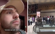 Latino graba el tenso momento que vivió dentro del Museo del Louvre en París tras robo de joyas: "No nos dejan salir"