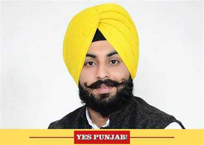 Harjot Bains Installs Logo of 350th Martyrdom Anniversary of Sri Guru Tegh Bahadur Sahib Ji at his office