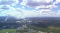 SKYFOX: Junkyard catches fire in Osceola County