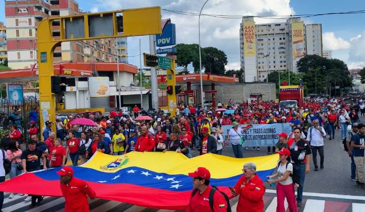 Gran Marcha por la paz continúa en el país para defender su soberanía