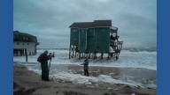 New Jersey declares emergency as nor'easter approaches, while Alaska flooding carries away homes