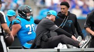 Panthers guard Brady Christensen suffers season-ending Achilles injury in loss to Bills