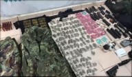 ASEGURA MATERIAL BÉLICO, NARCÓTICO Y EQUIPO TÁCTICO