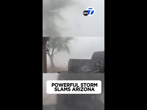 Powerful storm slams Arizona