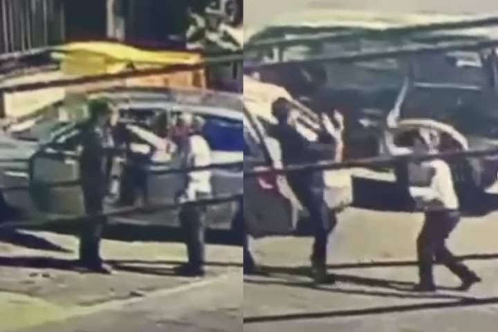 Conductores protagonizan violenta pelea en Lo Barnechea: uno de ellos sacó un serrucho y lanzó ataques contra el otro