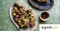 Chermoula mushroom skewers
