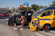 Hubo tres heridos en accidente múltiple, entre ellos una embarazada