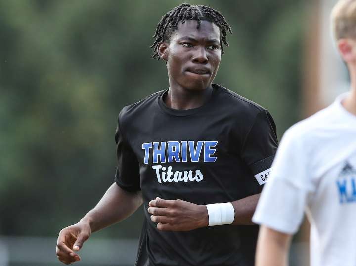Temeh hat trick lifts Thrive Charter to Senior Night win