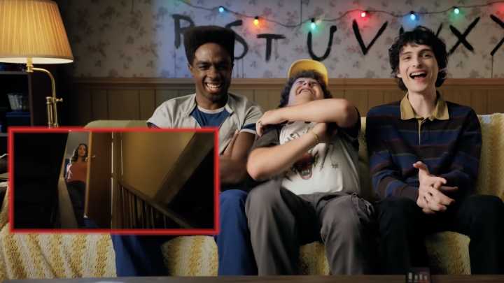 The grownup Stranger Things cast rewatching Season 1 together is a fun time