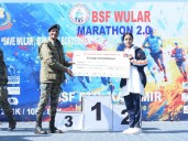 BSF Marathon Around Wular Lake Promotes Eco-Tourism and Community Bonding