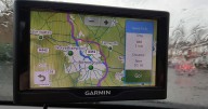 Delivery driver follows sat nav down path - then realises they've made a mistake