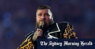 NRL grand final 2025 entertainment: Teddy Swims wins over rugby league crowd