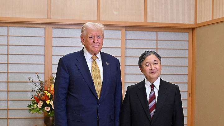 Trump meets Japan's emperor and prime minister ahead of Xi Jinping summit