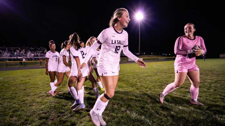 Photos of La Salle vs South Kingstown girls soccer on Wednesday October 22