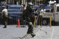 Lo llamaron para retirar casilla en desuso por 30 años en Bolsa de Comercio de Santiago y encontró elemento explosivo