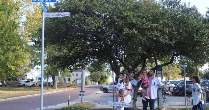 City honors former MLB pitcher Tom Underwood with street renaming