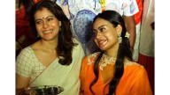 Durga Puja 2025 Celeb Spotting: Kajol Enjoys Traditional 'Sindoor Khela' Ceremony With Daughter Nysa Devgan