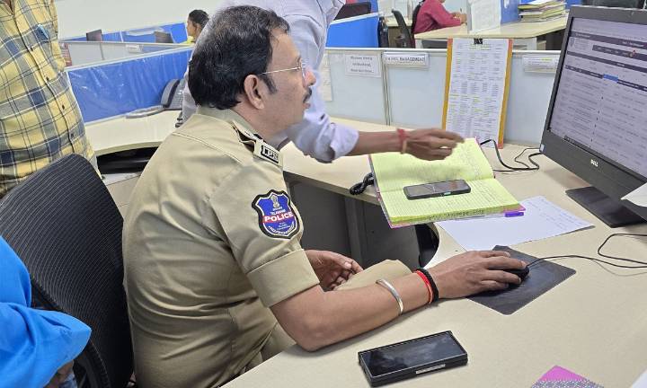 Hyderabad CP VC Sajjanar Reviews ICC Office Operations, Stresses Efficiency and Accountability