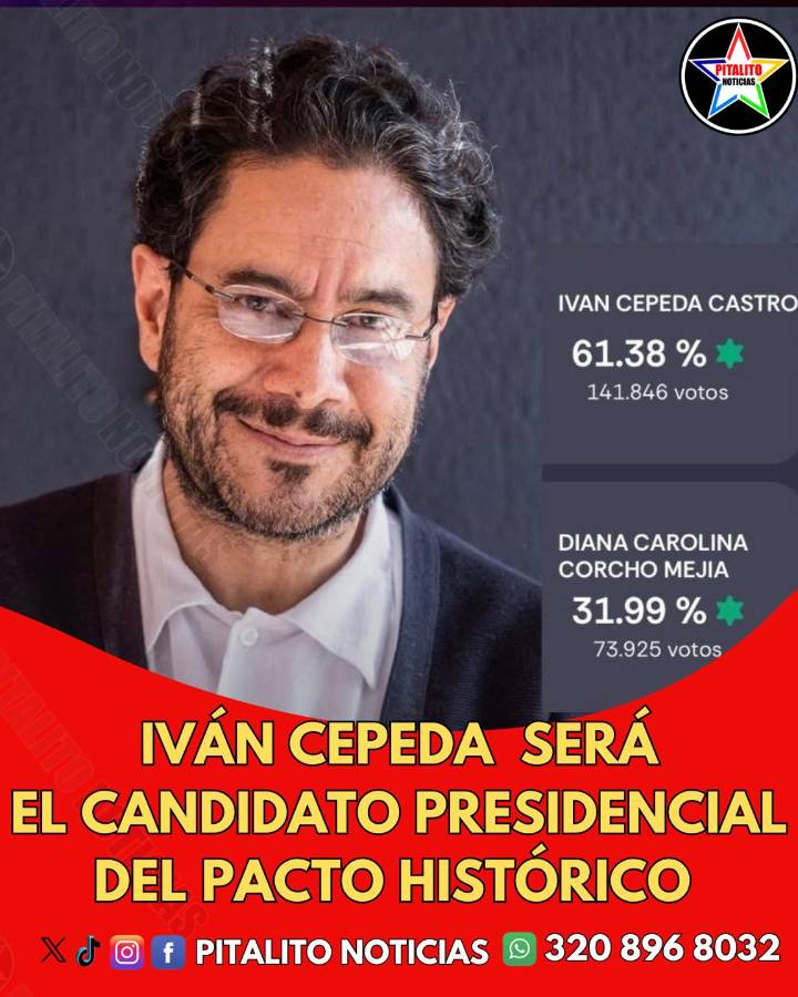 Iván Cepeda es el candidato oficial del pacto histórico