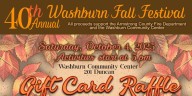Public invited to 40th annual Washburn Fall Festival this Saturday