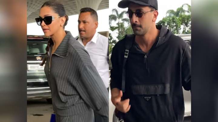 Viral video: Deepika, Ranbir’s surprise airport hug sends fans into a frenzy
