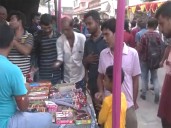 People throng West Bengal’s Champahati firecracker market