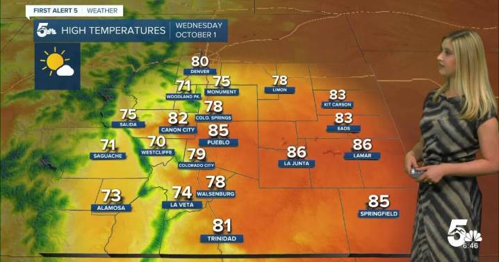 October begins very warm in southern Colorado