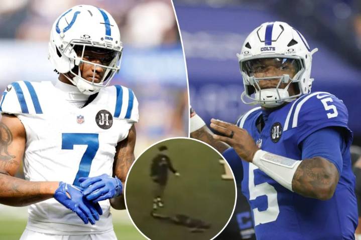 Anthony Richardson hospitalized, Charvarius Ward concussed during warmups