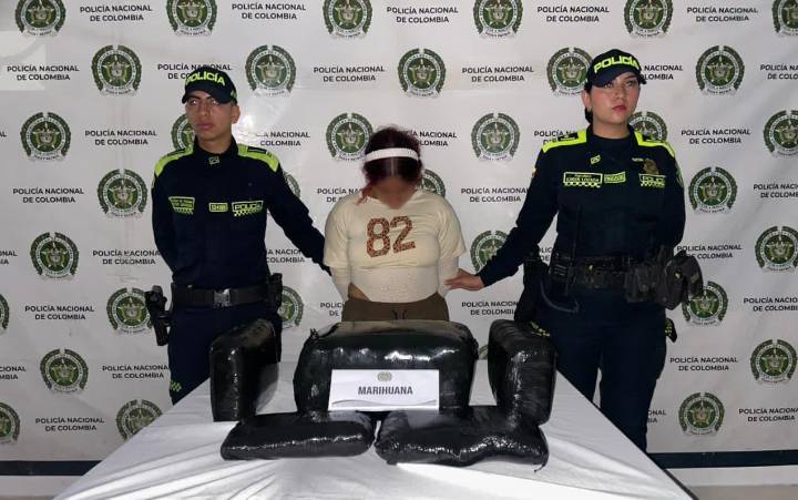 Mujer transportaba más de 13 mil dosis de marihuana hacía Neiva
