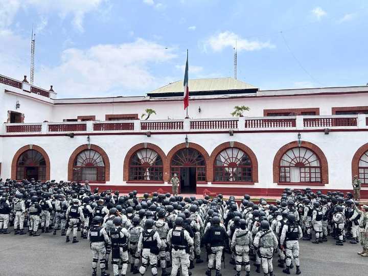 Llegan a Morelos 300 elementos de la GN para combatir la delincuencia