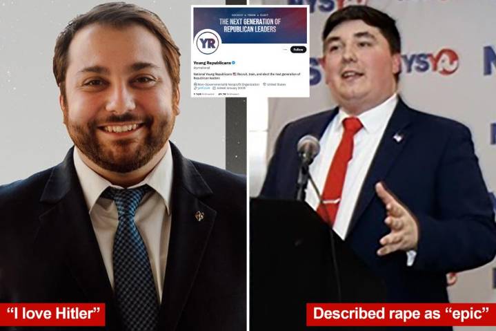 Young Republicans' vile group chat praising Hitler, joking about rape exposed: 'Fat stinky Jew'