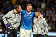 Perderá Napoli a De Bruyne por varios meses tras lesión