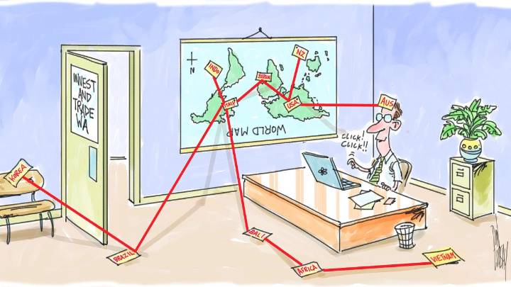 Herd on the Terrace: Invest & Trade WA makes a diplomatic faux pas