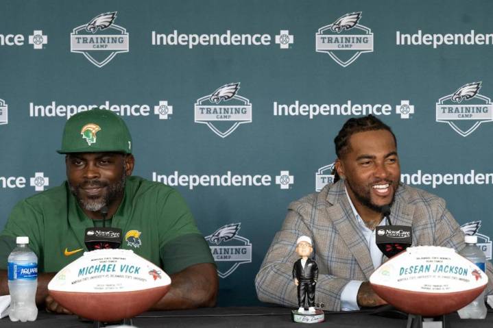 From the Eagles to HBCUs: Michael Vick, DeSean Jackson on same path in Philly reunion
